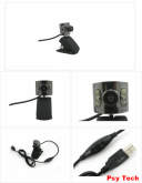 Web Cam 5.0M Pixels USB 6 LED Clip-on